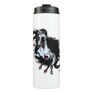 Zombie Unicorn Stehend Thermosbecher