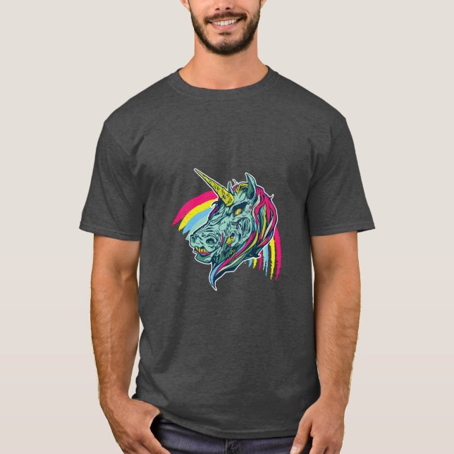 Zombie Unicorn T-Shirt (Vorderseite)