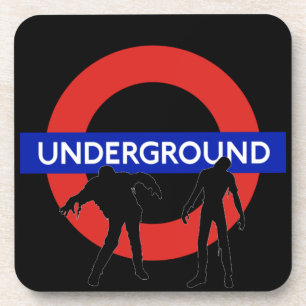 Zombie Untergrund Cork Untersetzer