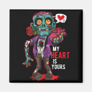 Zombie Valentine Mein Herz gehört dir Magnet