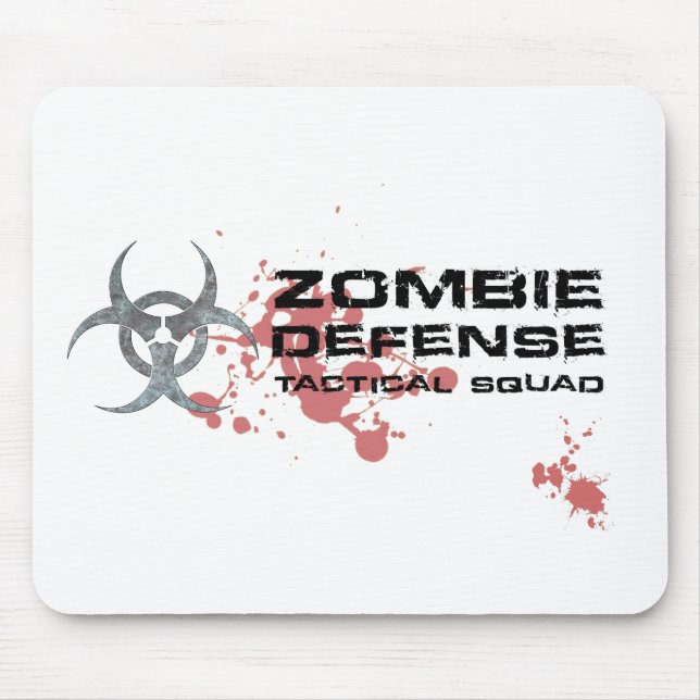 Zombie-Verteidigungs-taktisches Gruppe mousepad (Vorne)