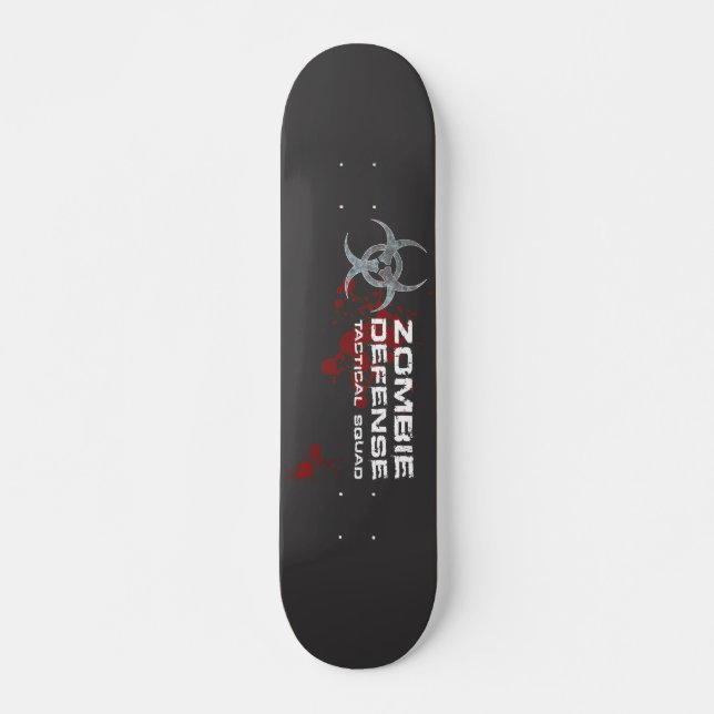 Zombie-Verteidigungs-taktisches Gruppenbrett - Skateboard (Vorne)