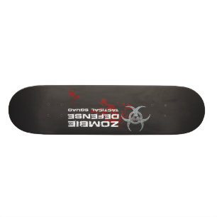 Zombie-Verteidigungs-taktisches Gruppenbrett - Skateboard