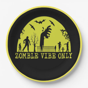 Zombie Vibes Nur Pappteller