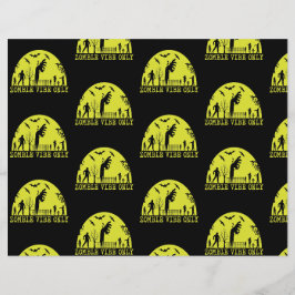Zombie Vibes Nur Scrapbook Paper Flyer