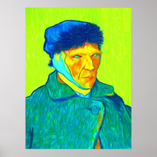 Zombie Vincent Van Gogh Poster