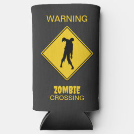 Zombie Warning Halloween Selters Dosenkühler