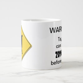 Zombie Warning Jumbo-Tasse