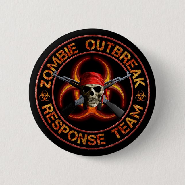 Zombie-Warteteam Button (Vorderseite)
