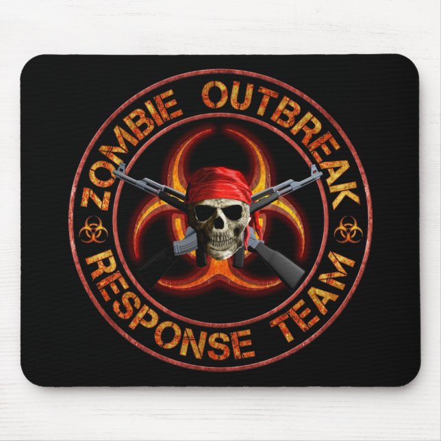 Zombie-Warteteam Mousepad (Vorne)