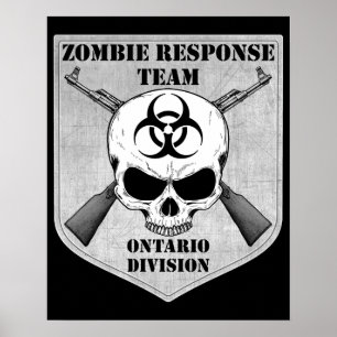 Zombie-Warteteam: Ontario-Abteilung Poster