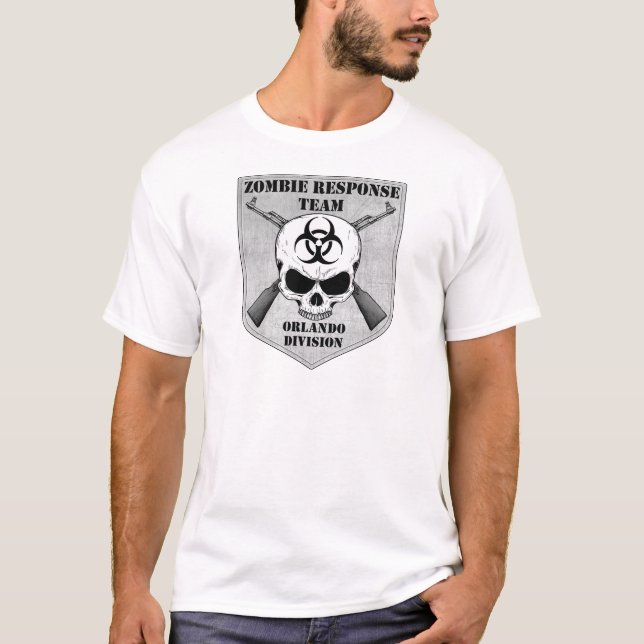 Zombie-Warteteam: Orlando-Abteilung T-Shirt (Vorderseite)