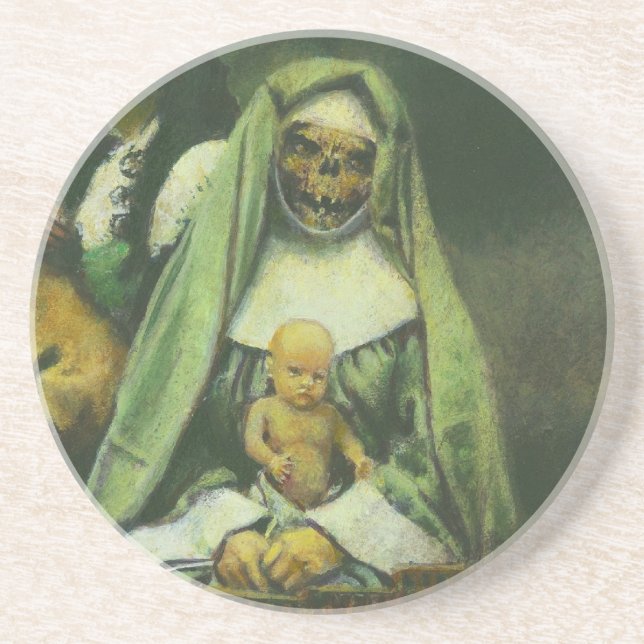 Zombie Witch Untersetzer (Vorne)