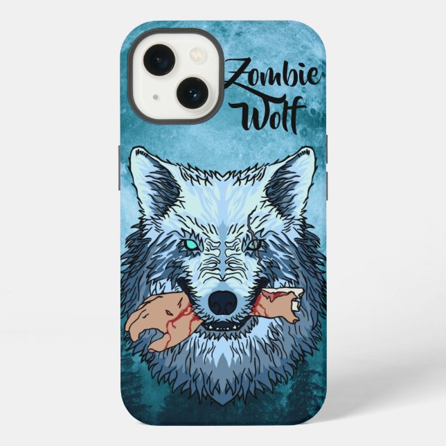 Zombie-Wolf iPhone Hülle (Rückseite)
