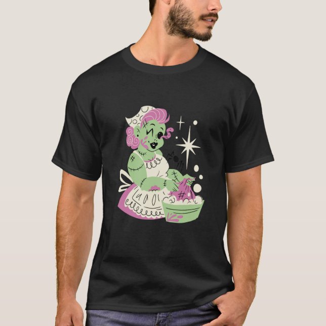 Zombie Woman Mama Clean Halloween T-Shirt (Vorderseite)