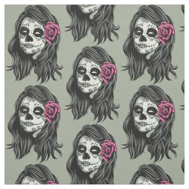 Zombie Wombie Sonderfarbstoff Stoff (Muster)