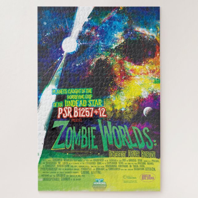 Zombie Worlds Halloween Galaxie der Horror (Vertikal)