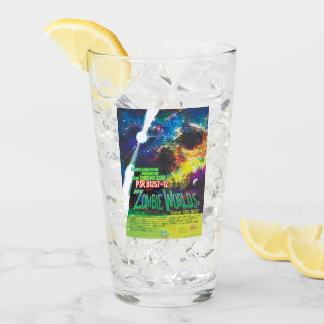 Zombie Worlds Halloween Galaxie der Horror Glas (Vorderseite Ice)