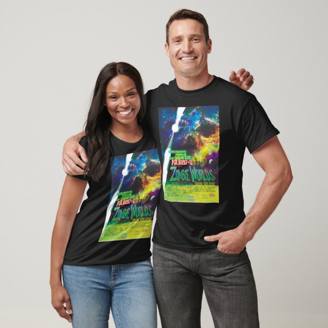 Zombie Worlds Halloween Galaxie der Horror T-Shirt (Unisex)