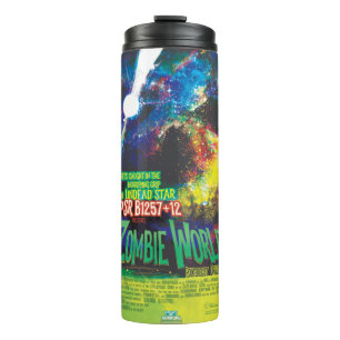 Zombie Worlds Halloween Galaxie der Horror Thermosbecher