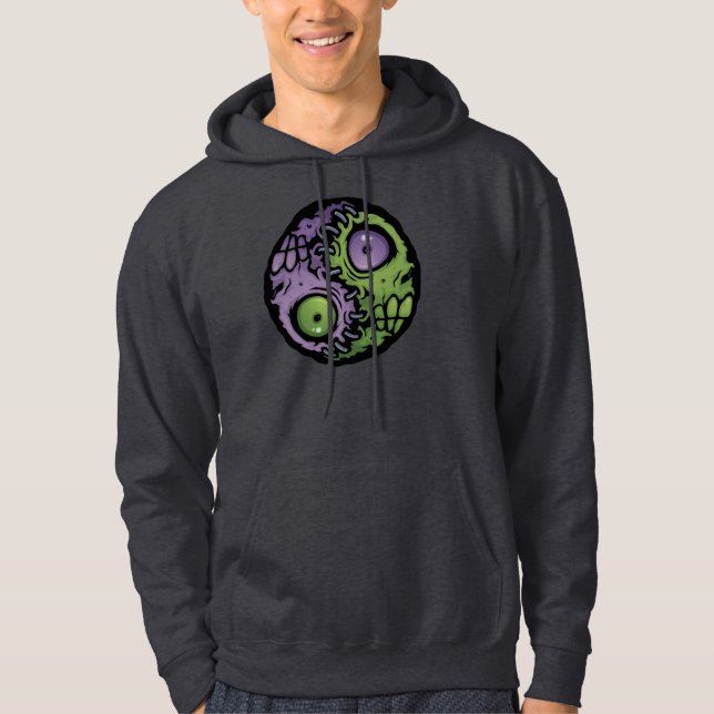 Zombie Yin-Yang Hoodie (Vorderseite)