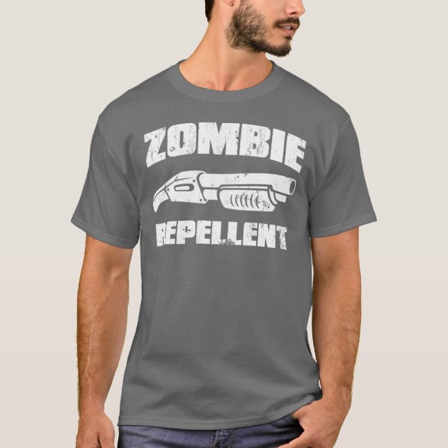 Zombieabwehrmittel - die Schrotflinte T-Shirt (Vorderseite)