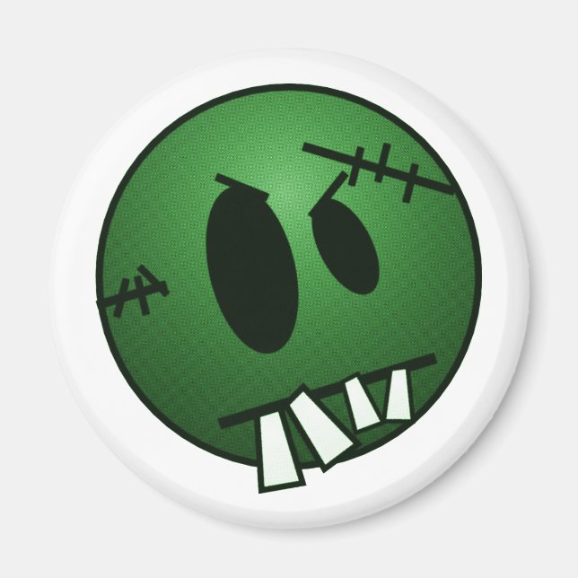 ZOMBIECON-OBERFLÄCHE - GRÜNE MAGNET (Vorne)