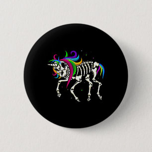 Zombiecorn Zombie Einhorn Halloween Frauen Mädchen Button
