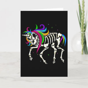 Zombiecorn Zombie Einhorn Halloween Frauen Mädchen Karte