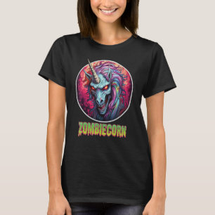 Zombiecorn Zombie Unicorn I Liebe Brainbows Punk H T-Shirt