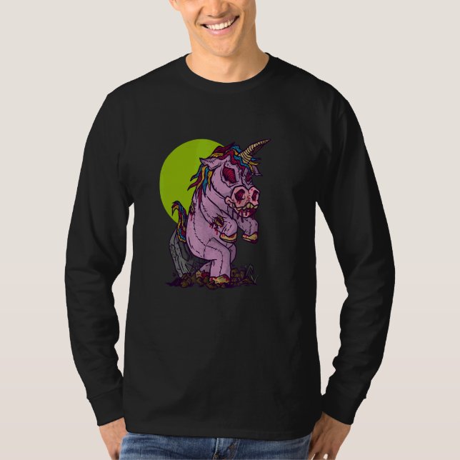 Zombieeinhorn T-Shirt (Vorderseite)