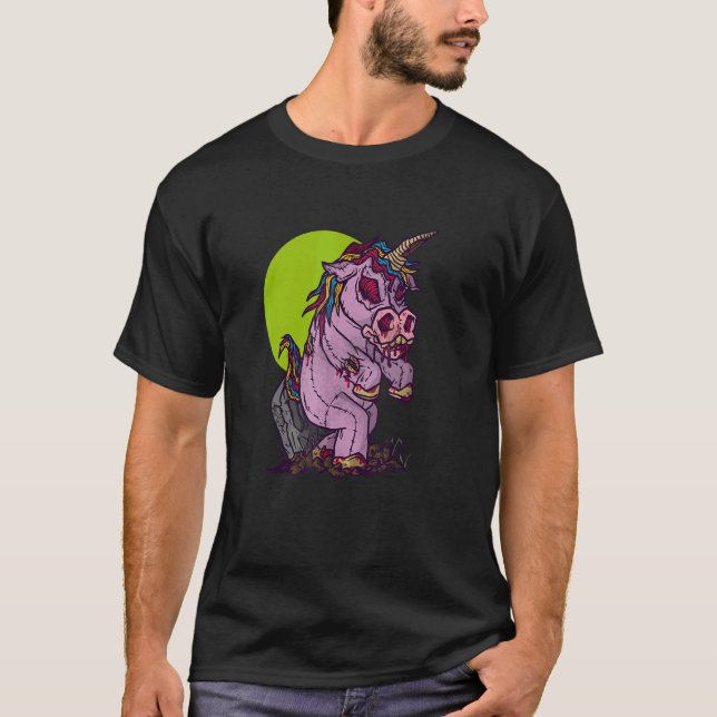 Zombieeinhorn T-Shirt (Vorderseite)