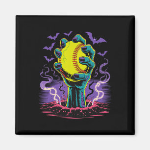 Zombiehände halten Softll-Halloween-Player Magnet