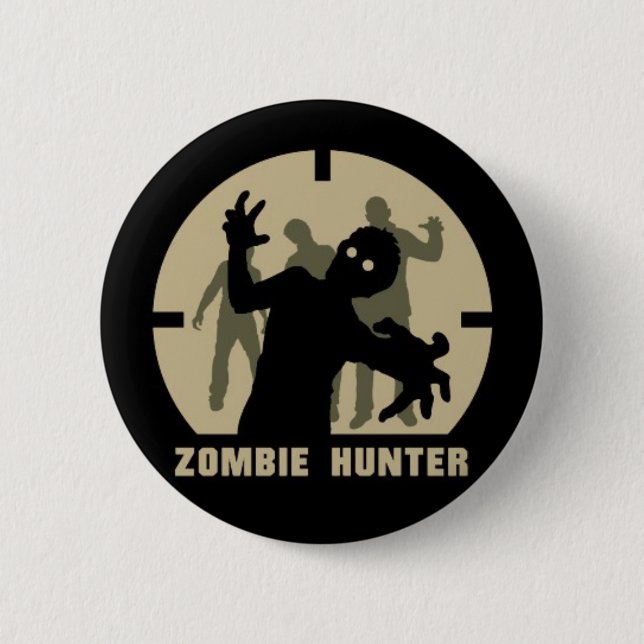 Zombiejägerknopf Button (Vorderseite)
