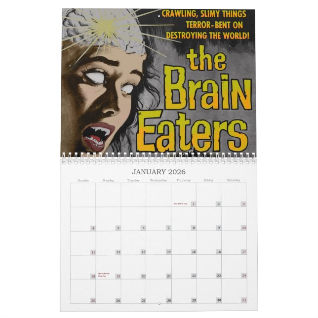 Zombiekalender 2013 kalender (Jan 2026)