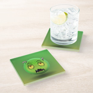 Zombiemoji-Glas Glasuntersetzer