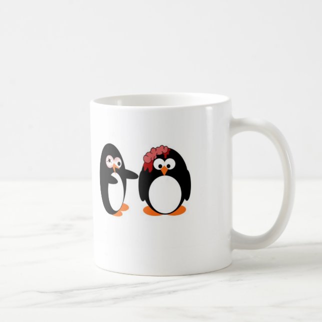 Zombiepenguin-Kaffee-Tasse Kaffeetasse (Rechts)