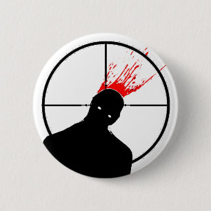 Zombieplatscher Hauptknopf Button