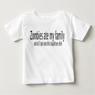 Zombies aßen meine Familie… Baby T-shirt
