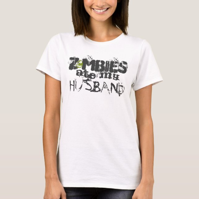 Zombies Ate My Husband Bella Flowy Circle Top (Vorderseite)