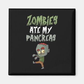 Zombies Ate My Pancreas T1d Typ-1-Diabetes Mädchen Magnet