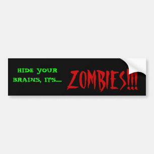 Zombies!! Autoaufkleber