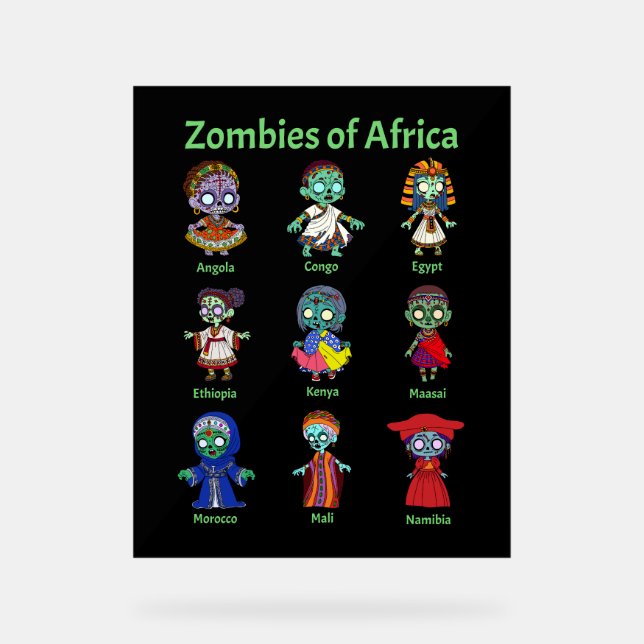 Zombies d'Afrique (Recto)