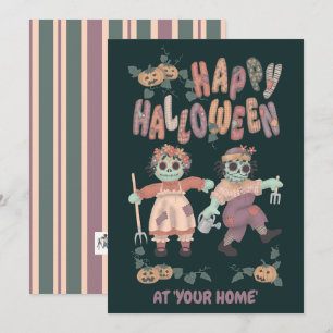 Zombies de poupée Halloween Rag (1) - Carte de voe