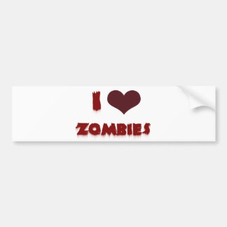 Zombies der Liebe I Autoaufkleber
