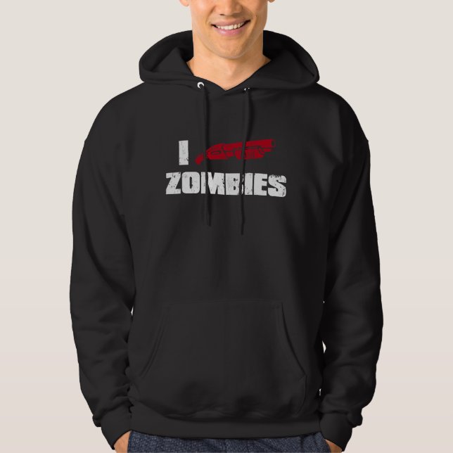Zombies der Schrotflinte I Hoodie (Vorderseite)