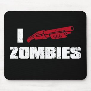 Zombies der Schrotflinte I Mousepad