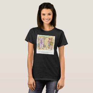 Zombies Dress Better women Black T - Shirt
