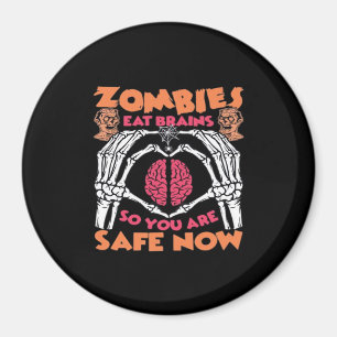 Zombies essen Brains Classic Magnet