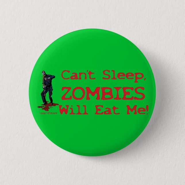 Zombies essen mich button (Vorderseite)